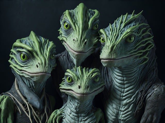 famille reptilienne